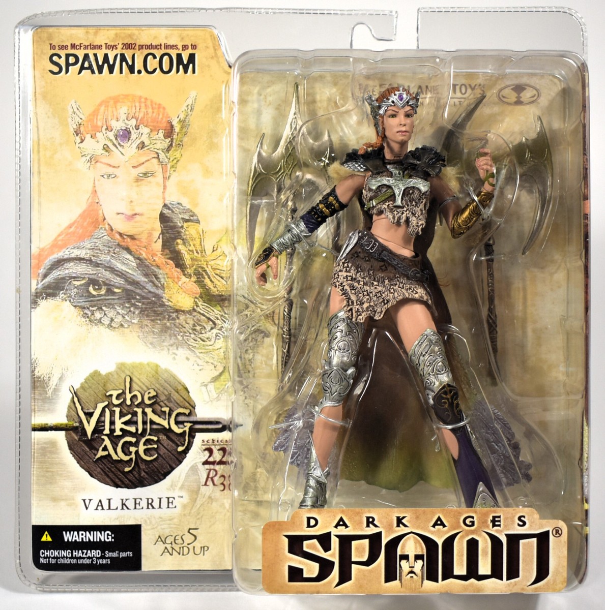McFarlane Toys Dark Ages Spawn The Viking Age Series 22 Valkerie R3 Figure  2002
