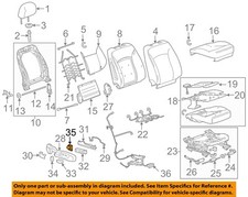 Gm Oem 2017 Regal Seats Tracks Driver Seat Components-lumbar Switch 23428303 Gm Oem 2017 Regal Seats Tracks Driver Seat Components-lumbar Switch 23428303