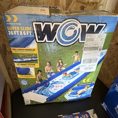 WOW Super Slide 26 ft x 6 ft Water Slide w/ Full-Length Sprinkler