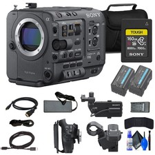 Sony FX6 Full-Frame Cinema Camera  160GB Memory Card  BP-U35 Battery  More