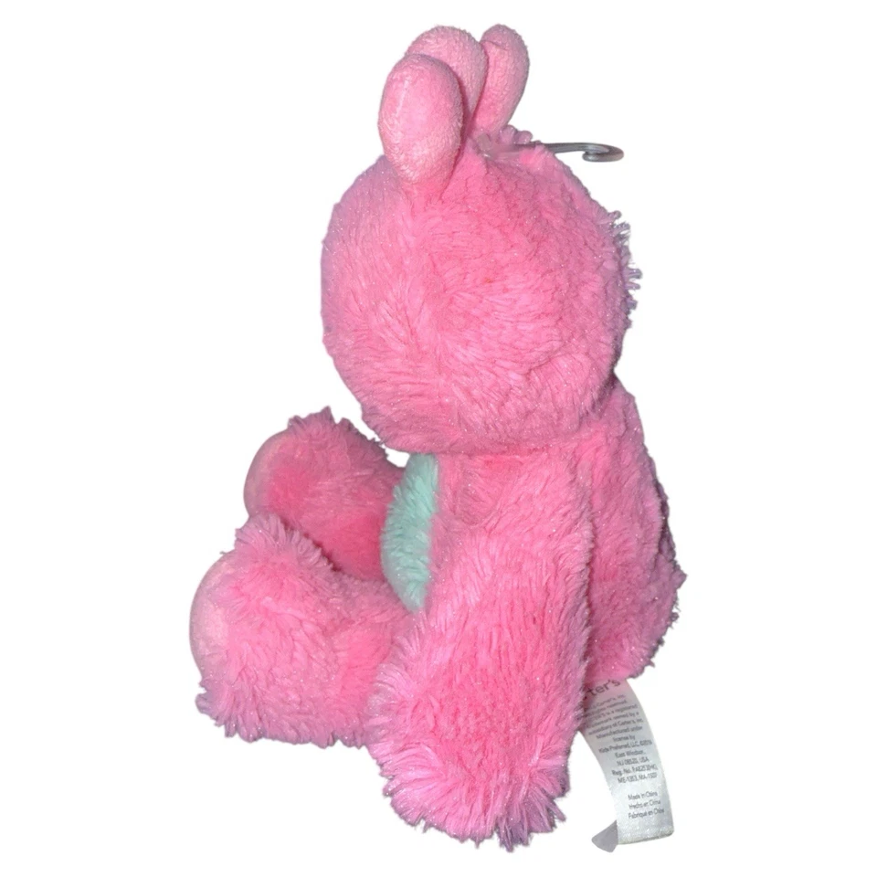 Peluche Carters 67217 Rosa 3 Ojos Alien Monster Baby Lovey 11" 2016 Foto 2 de 4