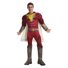 Shazam Deluxe Cosplay | Superheld Anzug Kostüm | Captain Marvel Overall | M-XL