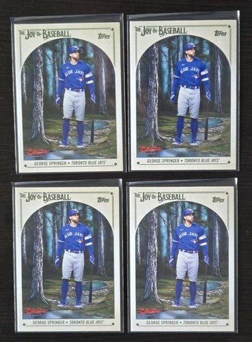 2024 Topps X Bob Ross La gioia del baseball #72 George Springer Toronto Blue Jays