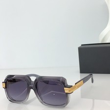 Cazal MOD607 Sunglasses 56  18-140 Grey Square Frame Purple Gradient Lens