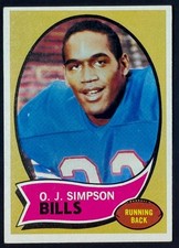 1970 Topps Football OJ Simpson Rookie Card RC #90 EX/MT Buffalo Bills Gorgeous. rookie card picture