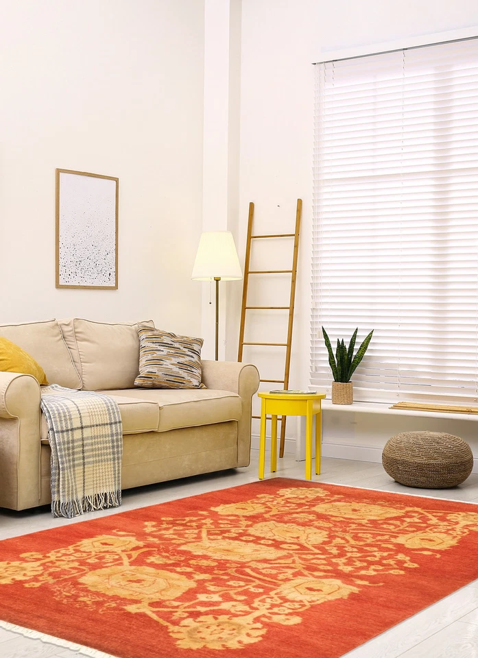 3'1" x 5'0" Hand Knotted Oriental Carpet Traditional Wool Area Rug - Image 2 of 4