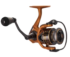 Lew's Mach Crush Speed Spin 11 Bearing Reel MCR-400A, 6.2:1, Black Orange.