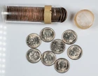 1965 Roosevelt Dimes BU Roll 10c