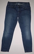 Eddie Bauer Womens Slightly Curvey Skinny Ankle Denim Blue Jeans Size 8