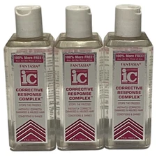 Vtg Fantasia IC Corrective Response Complex Stops Frizz 4oz Lot Of 3 MUST READ