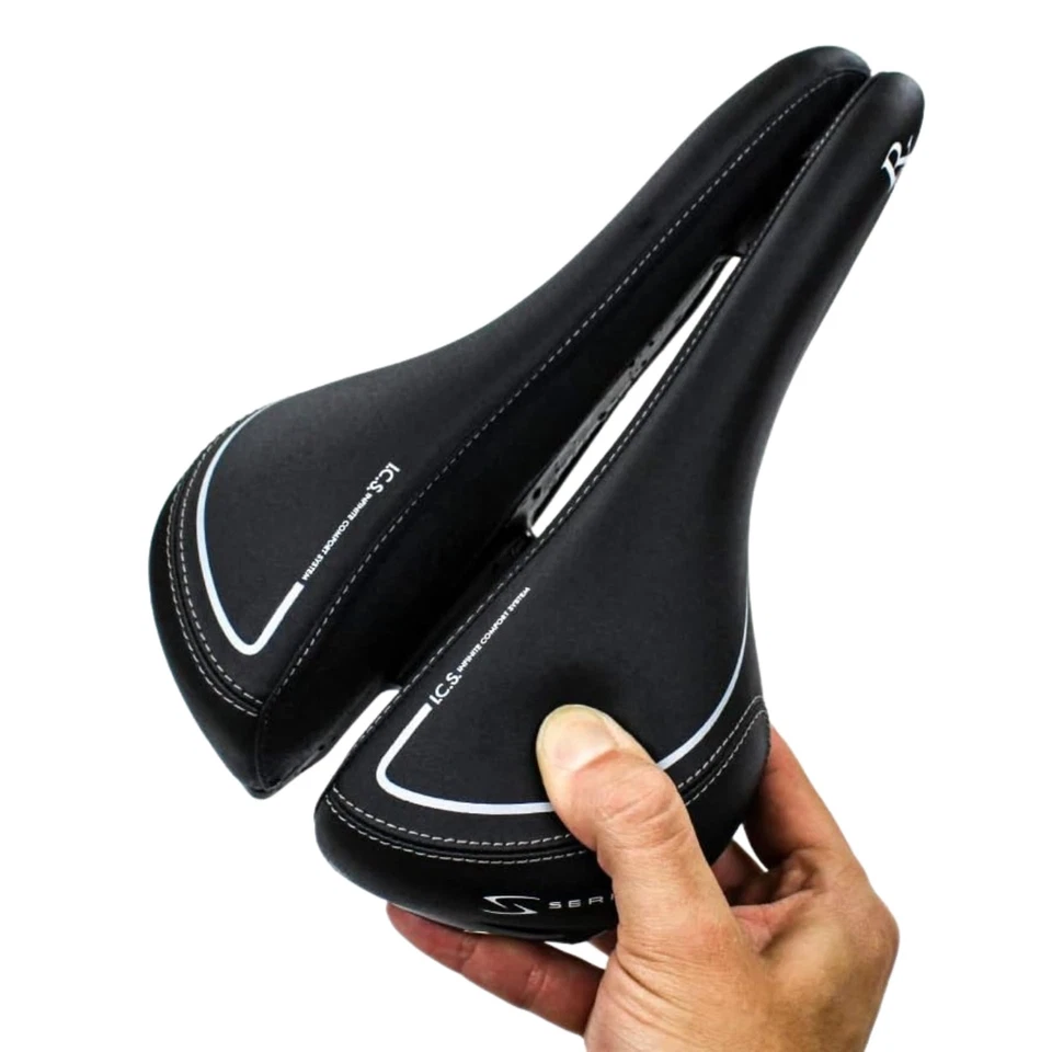 RX Saddle Road Bicycle Mountain Bike Seat Mens Microfiber - Image 2 of 4