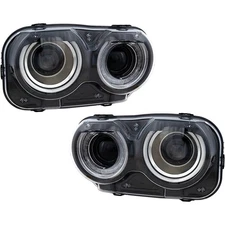 Headlight Set For 2015-2022 Dodge Challenger Left Right LH RH HID Assembly CAPA