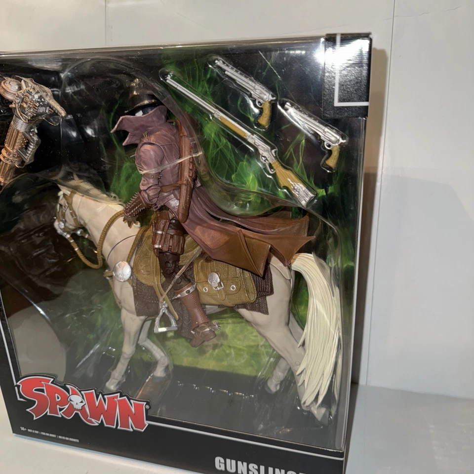 SPAWN McFarlane Toys GUNSLINGER con CABALLO SELLADO GAMESTOP NUEVO 7 pulgadas Foto 2 de 4