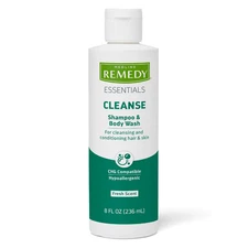 Remedy Essentials Shampoo and Body Wash (8 Fl Oz), Fresh Scent, Full Body Cleans