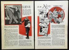 Ripley's Believe it or Not 1931 Robert Ripley pictorial & Handley-Page H. P. 42