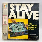 VINTAGE Stay Alive COMPLETE Milton Bradley 1971 Marble Ultimate Survival Game