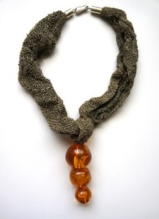 BALTIC AMBER Necklace (#02) from Poland