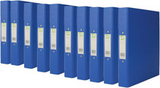 25Mm 2 Ring Binder Polypropylene A4 Blue (Pack of 10) KF02003