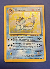 Pokemon TCG Vaporeon 12/64 Jungle Holo 80 HP EN on eBay