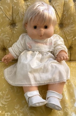 Vintage B B Chubby Doll Wind up Musical Works 20'' Made in Spain