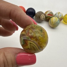 Bouncy Balls Super Balls Assorted Colors  Sizes / Lot Of 19 / Vintage