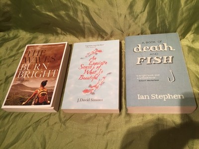 3 x SCOTTISH NOVELISTS: IAN STEPHEN, IAIN MALONEY & J. DAVID SIMONS 1st Ed. TPBs