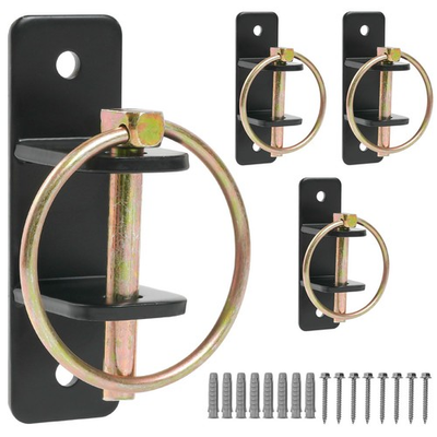 #ad BIAJOV 4 PCS Water Bucket Hooks with Quick Release Pin Heavy Duty Wall Mount... $35.76