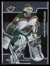 Manny Fernandez 2001-02 In The Game Be a Player Spring Expo /10 #187 Minnesota