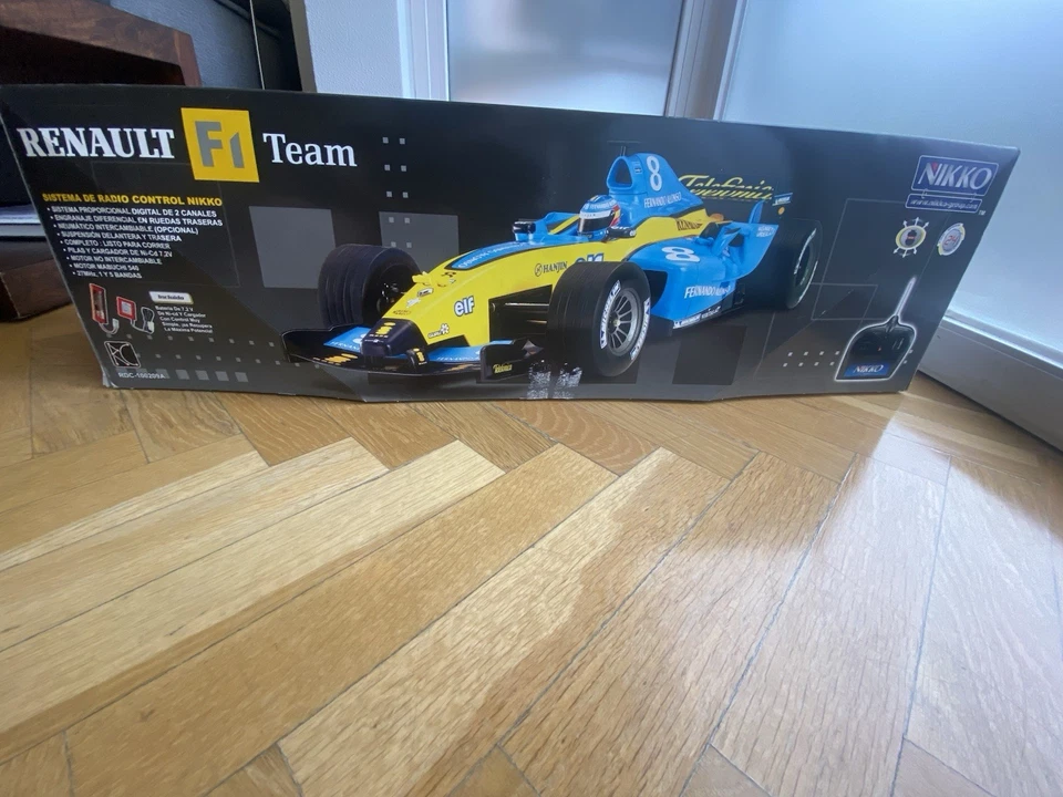 Renault F1 Fernando Alonso 2005 Nikko RC 1:10 – NUEVO EN CAJA – COLECCIONISTA - Imagen 2 de 4