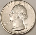 1932-P Washington Quarter Silver 25C – No Mintmark – Bright Uncirculated BU