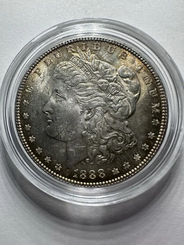 1888 Morgan Silver Dollar MS++ Uncirculated Nice Toning