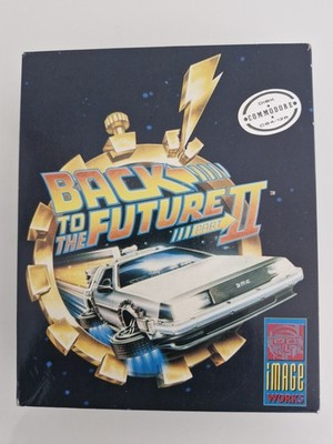 Back To The Future 1 & 2 - C64 Disk Versions 2 Games In 1 Box Very Rare Cib