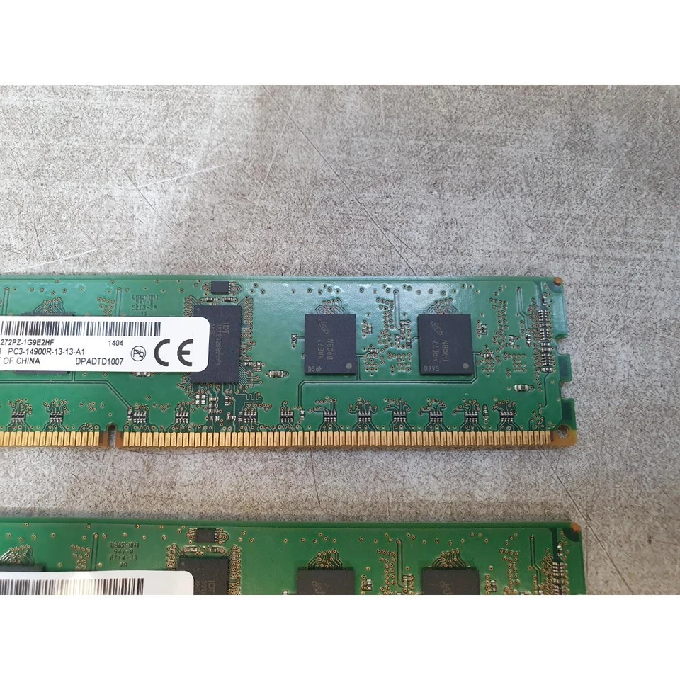 Lot 2 Micron MT9JSF51272PZ-1G9E2HF Memory Module 4GB PC3-14900R 1866MHz 240-Pins - Image 3 of 4