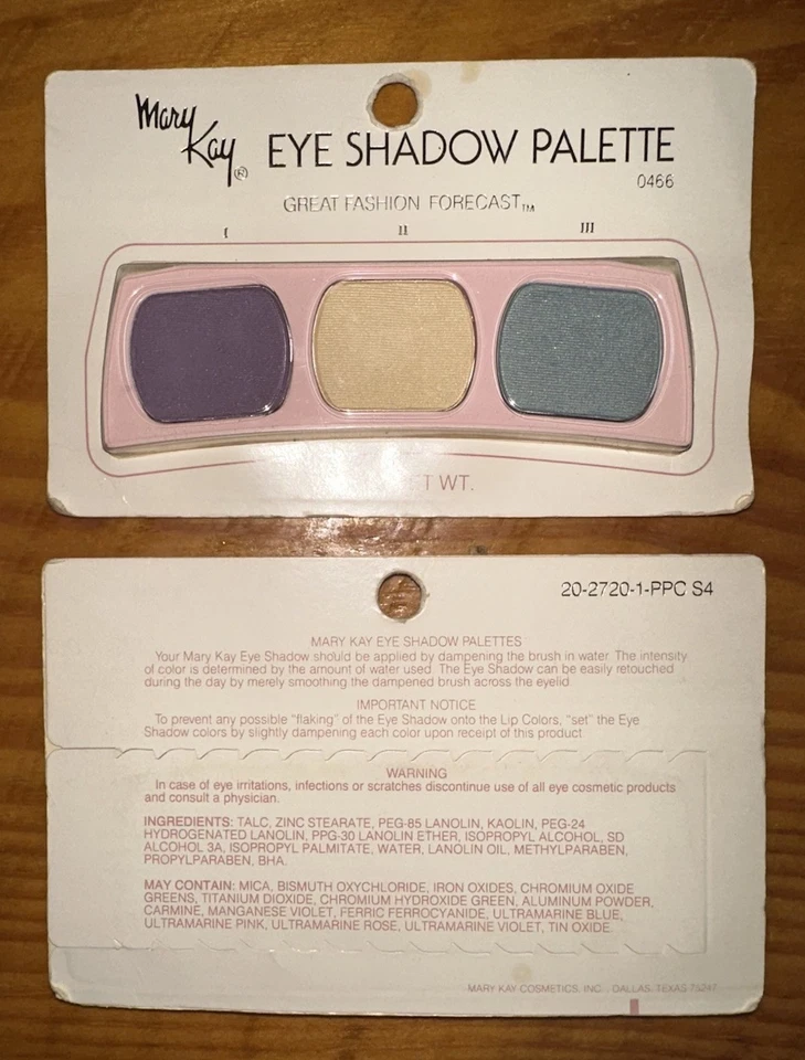 Vintage Mary Kay Eyeshadow Trio Palette - Great Fashion Forecast 0466 Old Stock - Image 2 of 3