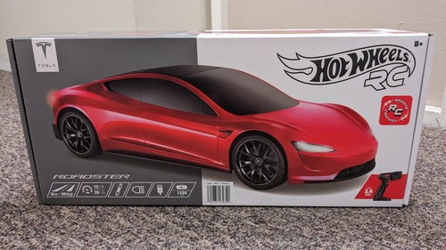 2023🔥 Hot Wheels Tesla Roadster Remote Control RC 2.4 Ghz 1:10 Toy Car Rare 🚗 - Picture 17 of 17