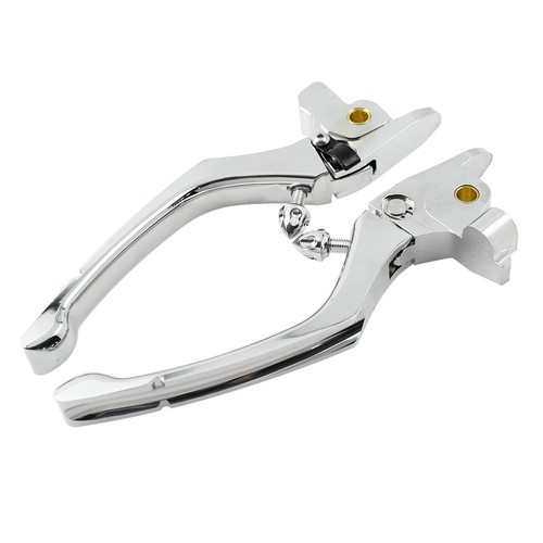 Chrome CNC Brake Clutch Lever Fit For Harley Touring 2017-2020 Trike 2019-2020 - Picture 6 of 6