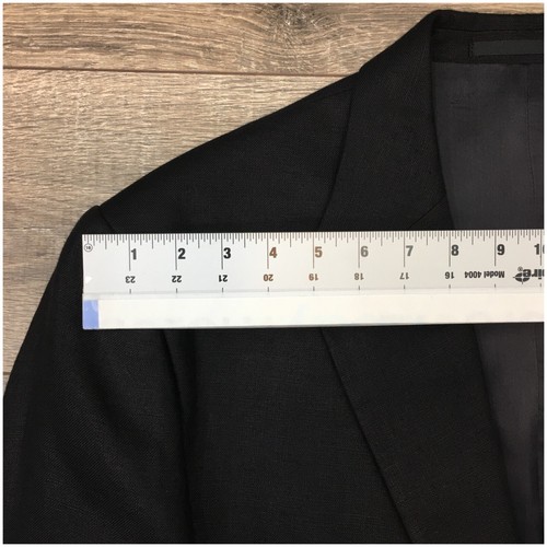 J PETERMAN Mens Blazer Sport Coat Casual Two Button Jacket Size 48L Linen Suit - Picture 4 of 12