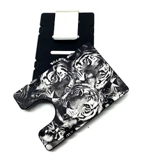 Tigers Pattern, Aluminum Wallet/Credit Card Holder, RFID Protection, Black