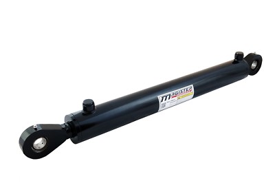 Hydraulic Cylinder Welded Double Acting 2.5'' Bore 18'' Stroke Swivel Eye 2.5x18