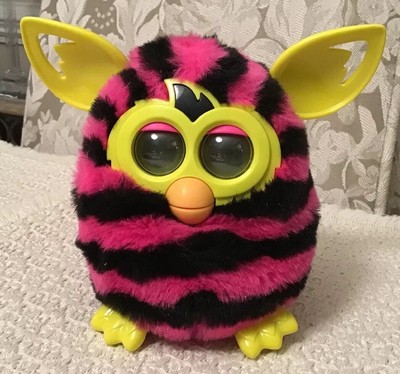 pink and black furby