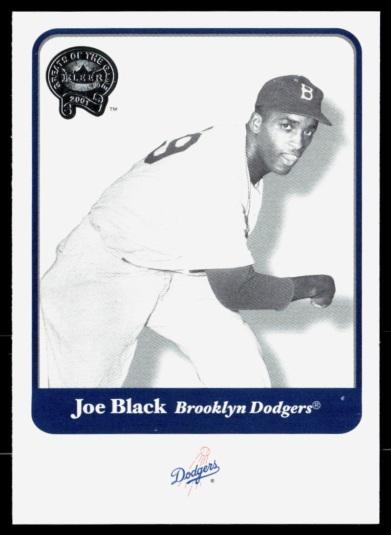 Joe Black 2001 Fleer Greats of the Game #74