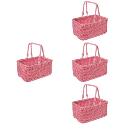  4 Count Picknickkörbe Aus Weidengeflecht Dreirad Picknickkorb Einkaufen Baby