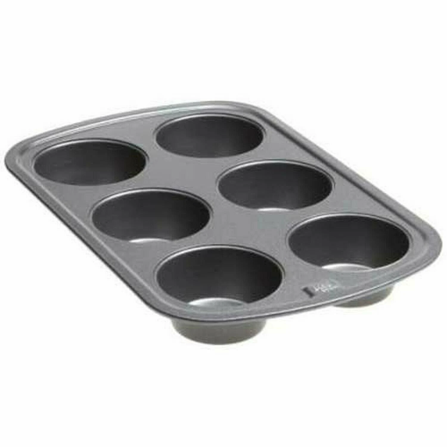 Good Cook 6 Cup Muffin Pan, 3 x 1 1/4 inch -- 3 per case.