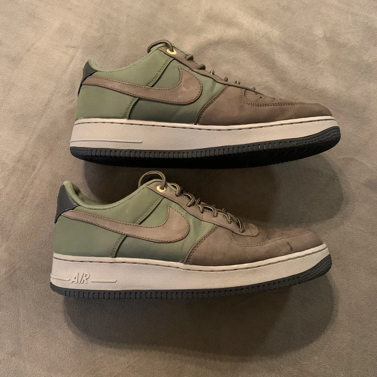 Nike Air Force 1 Low Top Beef Broccoli Men s Sz 10.5 AJ7408 200 SHOES