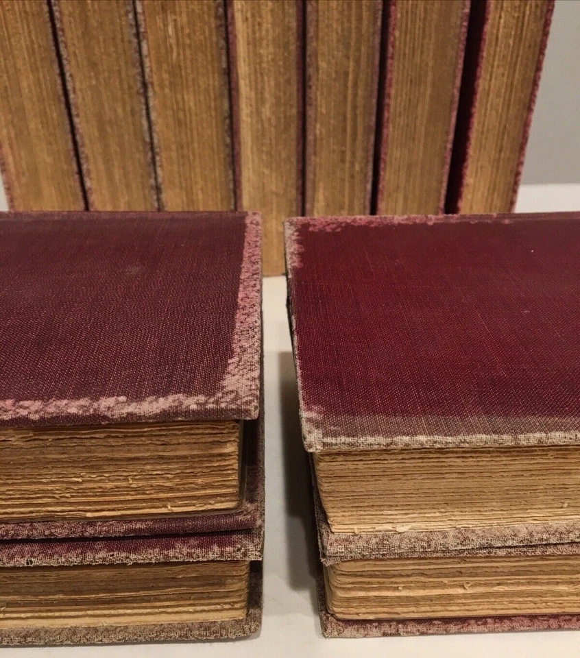 Mark Twain Book Set CLASSIC COLLECTION HARPERS LIBRARY EDITION 11 Hardbacks 1903 - Image 3 of 4