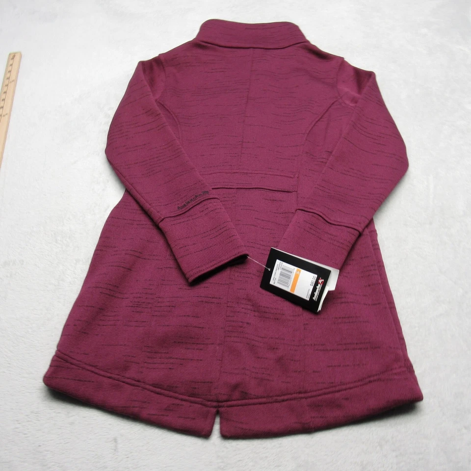 Chaqueta Avalanche Mujer Pequeña Púrpura Amaranto Rayas Ópalo Abrigo Largo Suéter NUEVO Foto 3 de 4