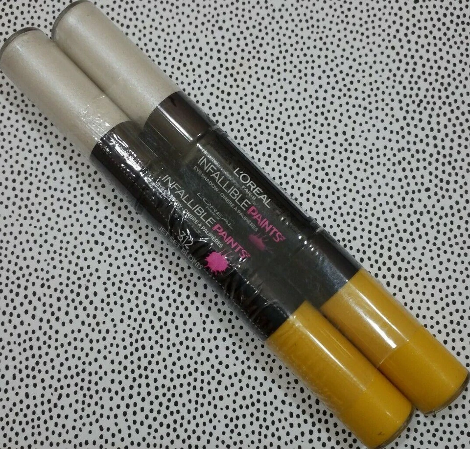 L'Oreal Infallible Paints Eyeshadow Duo 312 Jet Set Blond~~Lot of 4~~NEW. - Image 2 of 4