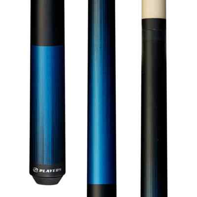 Players C702 Metallic Blue & Matte Black Pool/Billiard Cue - Free Shipping