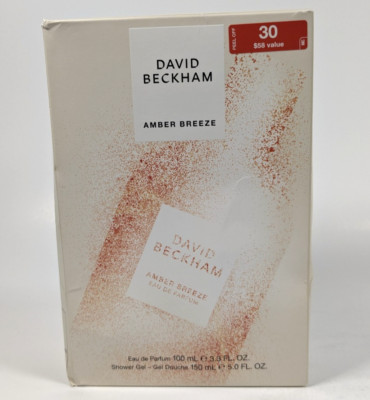 David Beckham Amber Breeze Set Eau De Parfum Spray 3.3 oz & Shower Gel 5.0 oz