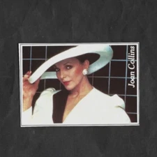1986 Dutch Dynasty JOAN COLLINS TV Star Card